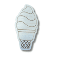 thumbnail image 3 of Unfinished Wood Etched Soft Serve Shape | Paint By Line Crafts 10" / 1/8", 3 of 3