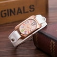 thumbnail image 4 of HBFAGFB Women's Watch Quartz Leather Strap Rectangular Colored Digital Watch Cute Dress E, 4 of 6
