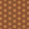thumbnail image 1 of Ahgly Company Tapis de Zone Carré Orange Lavable en Machine, 6 Pieds Carré, 1 of 7
