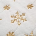 thumbnail image 2 of Binwennn Table Floral Table Flag Flag Dining Room Family Table Decorative Cloth White Snowflake Decorative Table Flag, 2 of 5