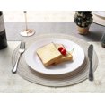 thumbnail image 3 of Placemats Round Placemats set of 6 for Dining Table,14.17 Inch,Washable Heat Resistant Table Mats,Beige, 3 of 5