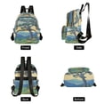 thumbnail image 4 of FORMRS Mini Backpack Purse for Women Travel Daypack Casual Shoulder Bag, Retro Mountain, 4 of 7