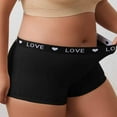 thumbnail image 2 of QATAINLAV Boyshort Underwear for Women Comfy Cotton Boxer Briefs Full Coverage Ladies BoyShorts Panties Plus Size Black XXL Prime Sales Today, 2 of 8