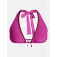 thumbnail image 5 of Time and Tru Women's Triangle Halter Bikini Top, Sizes XS-XL, 5 of 5