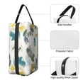 thumbnail image 5 of Uemuo Watercolor Leaves Pattern Portable Toiletry Bags with Handle, Waterproof travel Make up Bags for Women, Large Capacity Travel Cosmetic Bags, 5 of 9