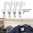thumbnail image 4 of Naiovety TureClos, 4 Uds., pinzas a prueba de viento, ganchos de secado de ropa, abrazadera, soporte para calcetines, ropa interior, organizador Almacenamiento y organización del hogar, 4 of 6