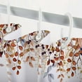 thumbnail image 2 of Fall Pumpkin Shower Curtain, Thanksgiving Autumn Harvest Leaves Watercolor Seasonal Decor Bathroom Curtains, Waterproof Fabric Polyester with Hooks, 66x72 Inch, 2 of 6