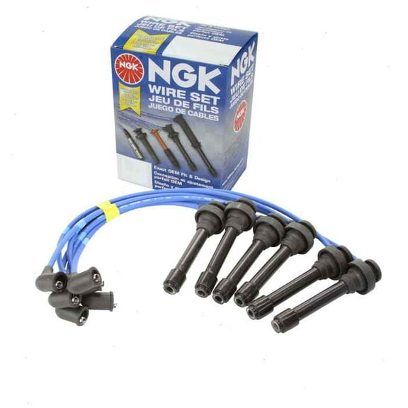 NGK Spark Plug Wire Set compatible with Mitsubishi Galant 3.0L V6 1999-2003