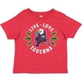 thumbnail image 3 of Inktastic Live Love Toucans Boys or Girls Toddler T-Shirt, 3 of 5
