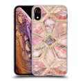 thumbnail image 1 of Head Case Designs Officially Licensed Micklyn Le Feuvre Marble Patterns Gilded Stone Tiles Soft Gel Case Compatible with Apple iPhone XR, 1 of 7