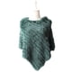 thumbnail image 1 of Guardurnaity Chal de punto, accesorio de moda versátil y ecológico, chal de piel de invierno, abrigo, chal, capa para mujer Accesorios de disfraces verde, 1 of 6
