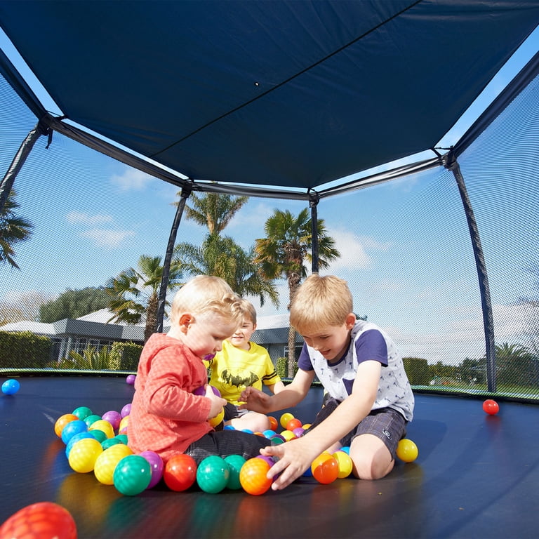 JumpFlex HERO 15' Trampoline Outdoor Activity Set with SMARTSHADE