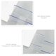 thumbnail image 4 of EeaseMX Estantería de acrílico transparente de 4 rejillas, elegante soporte para libros, carpeta para libros, para la escuela y la oficina., 4 of 7