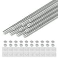 thumbnail image 1 of Uxcell 10-Set Varilla Roscada Completamente, M3x75mm Barra de Rosca de Mano Derecha de Acero Inoxidable con Tuercas y Arandelas, 1 of 7