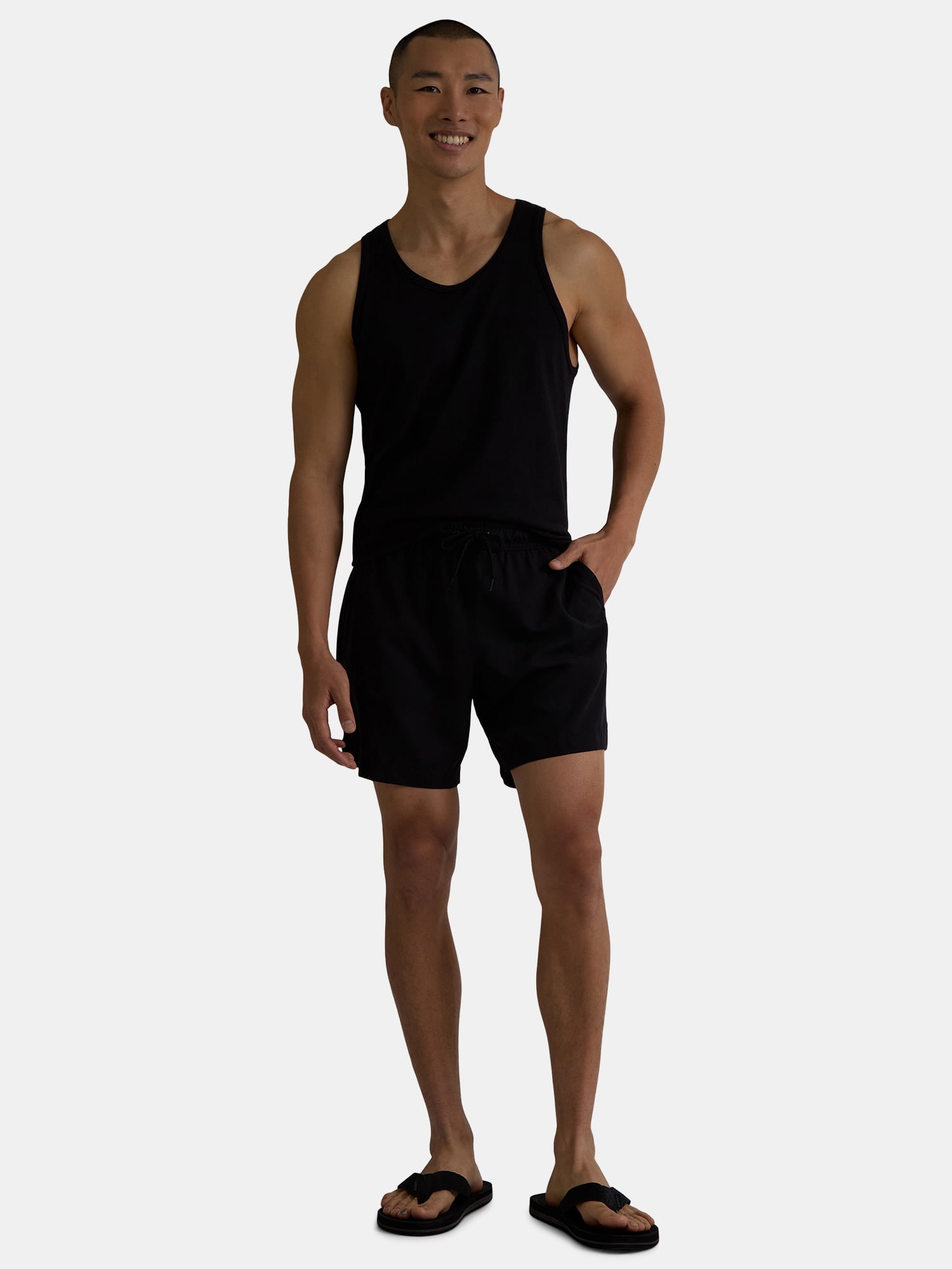 George Men's and Big Men's Swim Short, 6" Inseam, Sizes S-3XL
