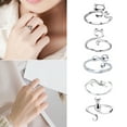 thumbnail image 3 of AOOOWER Cat Opening Rings Adjustable Finger Rings Eye Catching Crochet Rings Alloy Material Tension Regulator Tool Gift for Cat, 3 of 17