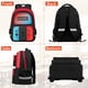 thumbnail image 5 of Mochila escolar TILYTADLY Gamer Boys de 17.3 pulgadas para niños de 6 a 18 años, 5 of 7