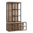 thumbnail image 2 of Alaterre Furniture Lloyd Acacia Wood 60"H Hall Tree with Bench, Natural, 2 of 3