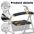 thumbnail image 5 of HELLHERO Sunflower Pattern Rollator Walker Seat Back Cover Rollator Walker Cover Washable Waterproof Cover Only for Seniors Men Women, 5 of 7
