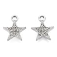 thumbnail image 2 of 100pcs Alloy with Rhinestones Cadmium Free & Lead Free Star 14.5x12x2.5mm Hole: 1.8mm, 2 of 2