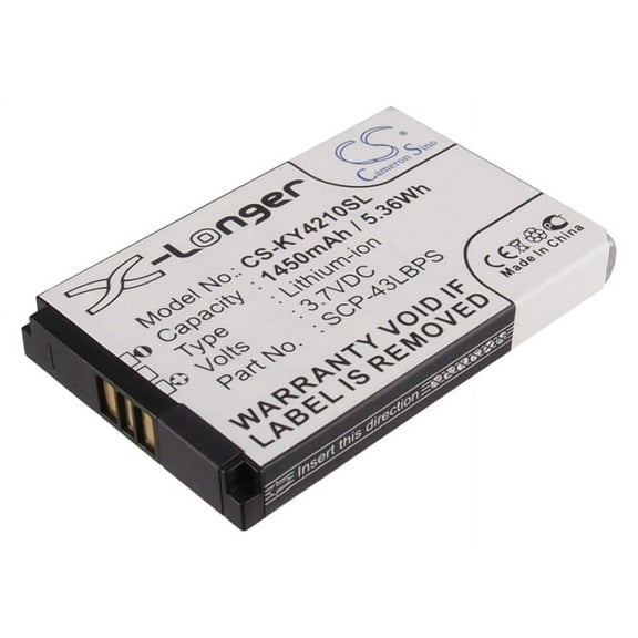 1450mAh 5AAXBT048GEA SCP-43LBPS Battery for Kyocera E4225 E4255 E4210 DuraMax E4225 DuraCore E4277 DuraMax E4255 DuraMax E4277 D