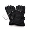 thumbnail image 3 of Spencer Outdoors Mens Waterproof Ski Gloves Winter Warm Thinsulate Insulated Ski Snowboarding Gloves with Wrist Band "Black", 3 of 8