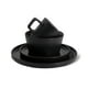 thumbnail image 5 of Vajilla de Gres Casa Litus Moderna para 8 Personas: Juego de 32 Piezas Elegante, Platos y Tazas color Blanco y Negro (16 pzas. de cada color) Casa Litus para 8 Personas Color Negro y Blanco (16 piezas c/u), 5 of 7