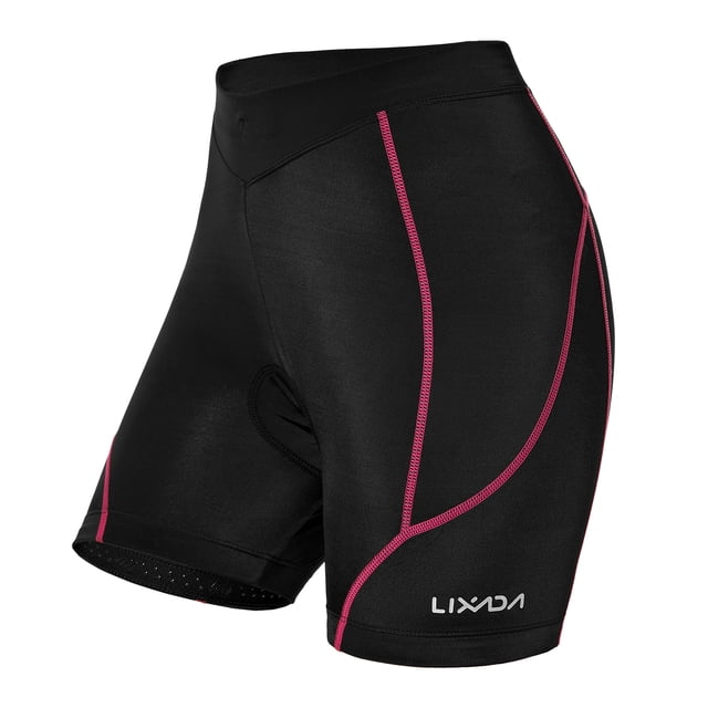 Culotte Pantalones cortos acolchados para bicicleta Lixada para mujer, ropa interior acolchada en 3D Lixada Culotte