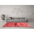 thumbnail image 3 of Ahgly Company Indoor Square Persian Red Traditional Area Rugs, 5' Square, 3 of 4