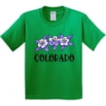 thumbnail image 3 of Inktastic Colorado Columbine Flowers Youth T-Shirt, 3 of 5