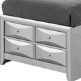 thumbnail image 3 of Silver Champagne Twin Storage Bed - Chic And Furniture Built-in To Keep Bedroom Organized 49" H X 43" W 87" D Modern Elegant Look Your In Size, 3 of 3
