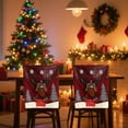 thumbnail image 4 of Universal Fit Elastic Spandex Dining Chair Slipcovers Washable Reusable Stretchable Decorative Covers for Banquet Wedding Holiday Party Events, 4 of 5