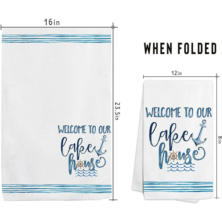 Lake house kitchen towels hotsell