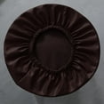 thumbnail image 4 of Walson Round Stool Chair Cover PU Leather Waterproof Chair Protector Seat Cover Coffee, 4 of 9