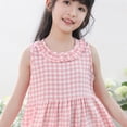 thumbnail image 6 of Ruyang Toddler Girls Hawaiian Sundress Crewneck Cute Flower Printed Jumper Skirts Summer Beach Vacation Tank Dresses, 6 of 8