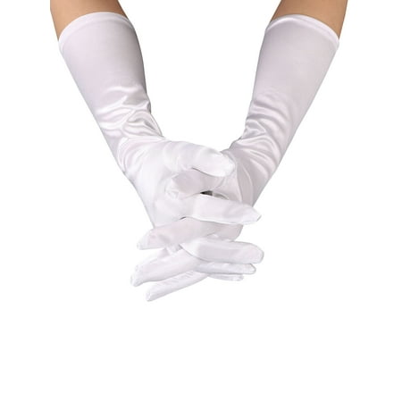Ladies Bridal 16' Satin Gloves - Women's 15