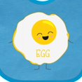 thumbnail image 4 of Inktastic Cute Kawaii Fried Egg Boys or Girls Baby Bib, 4 of 4