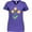 Purple, variant on Inktastic Yellow Buttercup Flowers Women's V-Neck T-Shirt