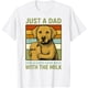 thumbnail image 1 of Camiseta divertida con diseño de meme con leche, 1 of 2