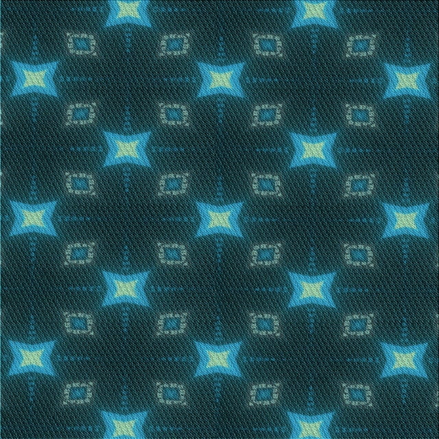 Ahgly Tapis d'Intérieur Lavable en Machine Carré Transitionnel Vert Cyan Foncé, 7 Pieds Carré