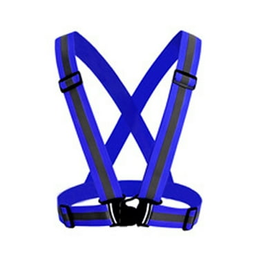 Athletic Works Neon Green LED Adjustable Rope Safety Vest Reflective ...