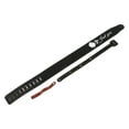 thumbnail image 3 of Guitar Strap, Leather Delicate Embroidery Strong Practicality Shoulder Strap  For Stringed Instrument Black Rose Embroidery, 3 of 8