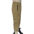 thumbnail image 2 of Yaoyar Mens 3/4 Length Cargo Shorts Elastic Knee Long Shorts Relaxed Fit Hiking Capri Short with Zipper Mulit Pockets, 2 of 5