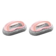 thumbnail image 2 of Matsuzay Portable Cleaning Brush Sponge Bathroom Sink Scrubbing Bathing PP Scrubber Household Dirty Brushes Cookware Scrub Basin Rosado 2piezas Matsuzay CBP061311, 2 of 6