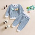 thumbnail image 2 of HCNTES Baby Girl Clothes Winter Toddler Girl Clothes Winter Outfits 2Pcs Clothes Set 3D Flower Fall Winter Outfits Long Sleeve Sweatshirt Pullover Cute Pants Set, 2 of 9
