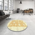 thumbnail image 3 of Ahgly Company Indoor Rectangle Abstract Orange Abstract Area Rugs, 5' x 7', 3 of 6