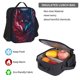 thumbnail image 5 of Disketp Cool Wolf Head Mochila Estampada de Gran Capacidad con Lonchera y Estuche, Set de 3 Piezas para Estudiantes, 5 of 7