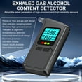 thumbnail image 2 of Professional-Grade Portable Breath Alcohol Tester with LCD Display, High-Accurate Personal Breathalyzer, 2 of 6