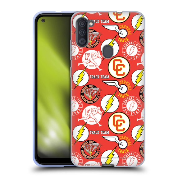 Head Case Designs Officially Licensed The Flash DC Comics Fast Fashion Pattern Soft Gel Case Compatible with Samsung Samsung Galaxy A11 (2020)