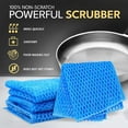 thumbnail image 3 of Non Scratch Dish Scrubbers for Cleaning Dishes (3PK) - Reusable Kitchen Sponge Replace Sponges Washing Best Household Scrubbing Pad & Alternative Dishwashing Scrub Pads Supplies, 3 of 4